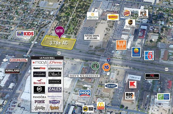 McAllen, TX Redevelopment Land: 1324 W Expressway 83, McAllen, TX 78501